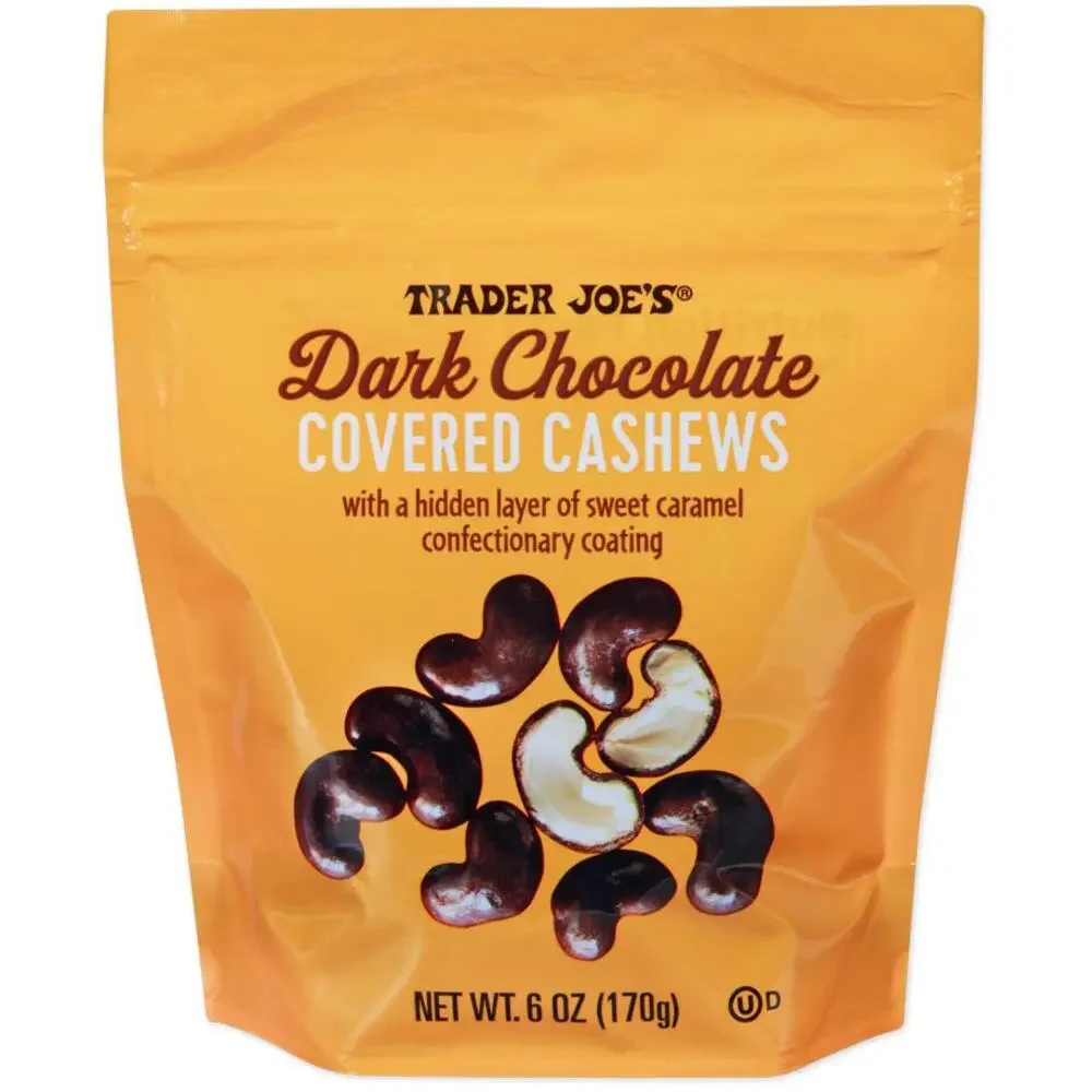 Trader Joe's — Dark Chocolate Covered Cashews